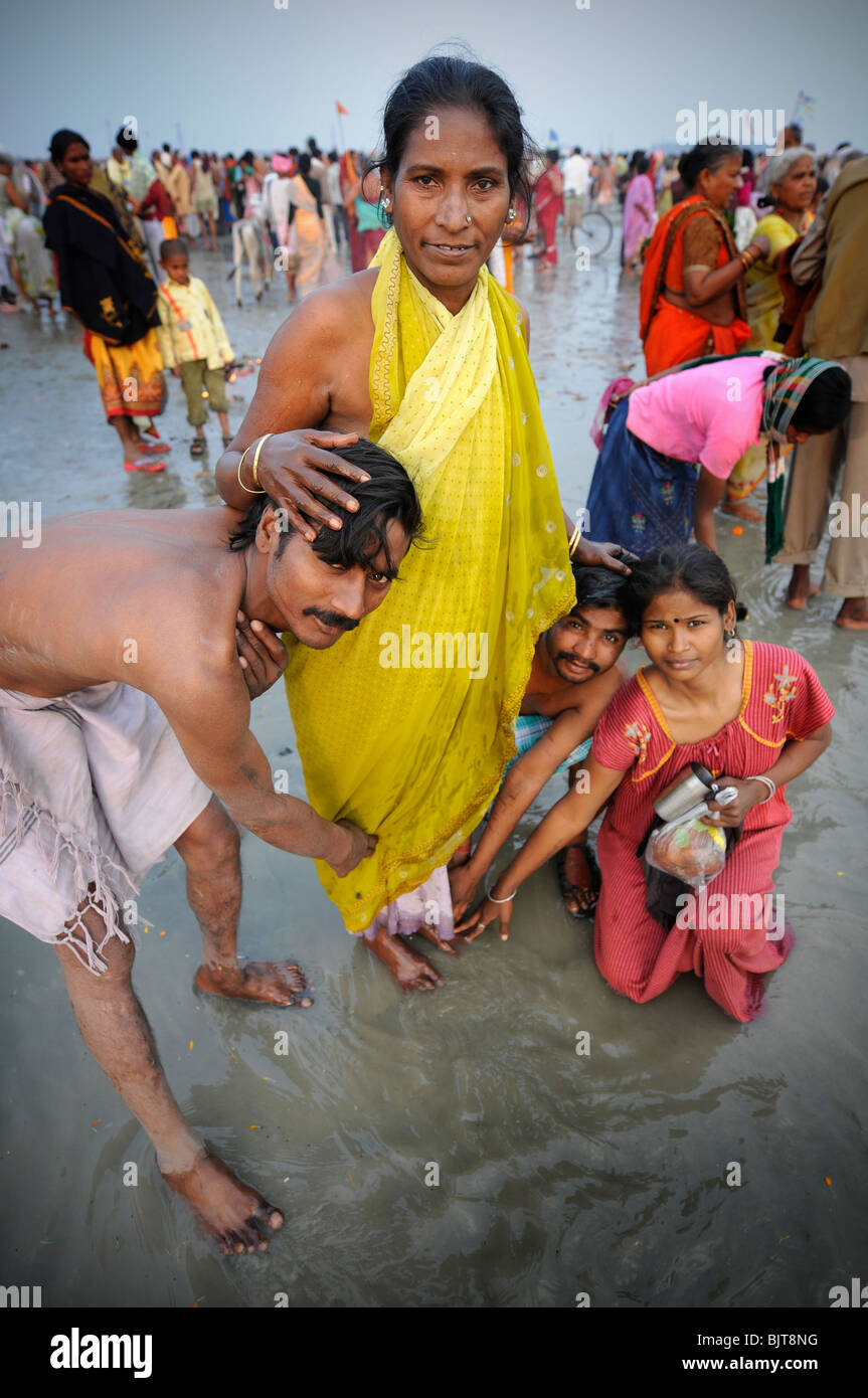 Ganga Sagar Mela festival in West Bengal, India Stock Photo Alamy