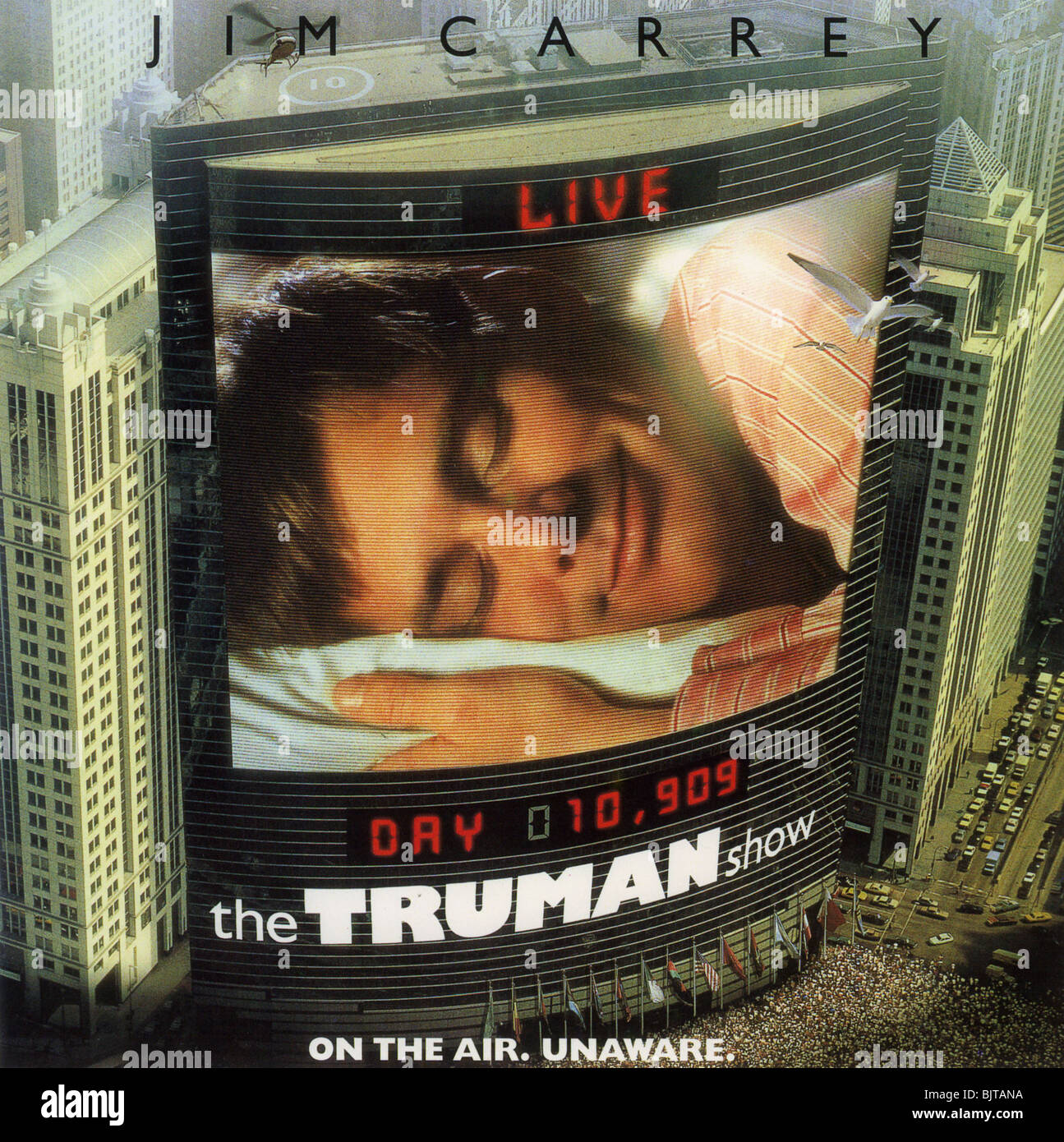 THE TRUMAN SHOW - 1998 Paramount film with John Carrey Stock Photo