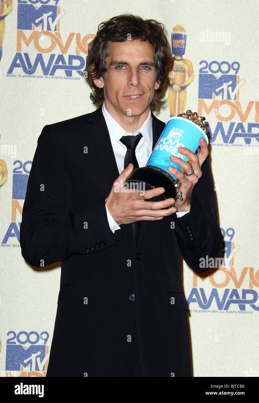 BEN STILLER 2009 MTV MOVIE AWARDS BURBANK LOS ANGELES CA USA 31 May