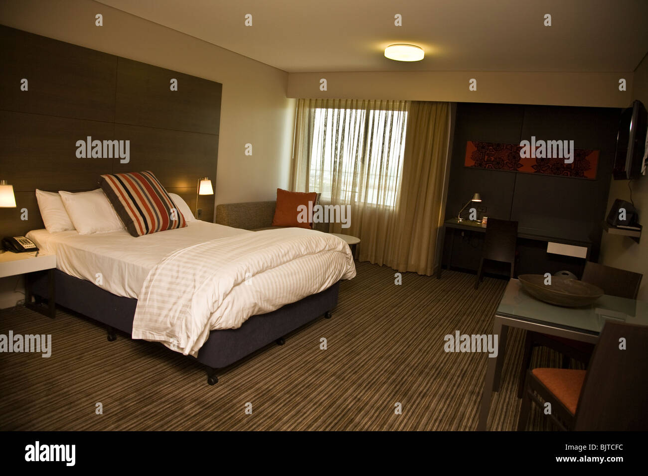 Studio Room at Medina Grand Waterfront Hotel Darwin NT Australia Stock Photo