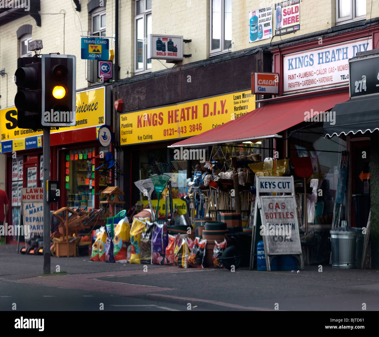 Kings Heath Birmingham West Midlands Street Scene DIY Shops With