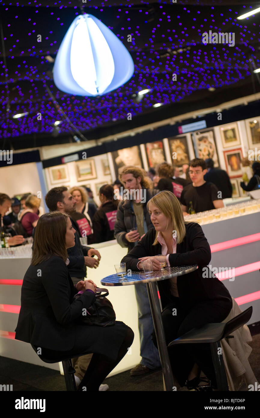 Affordable Art Fair 2009, Battersea Park, London, 22 October 2009 Stock