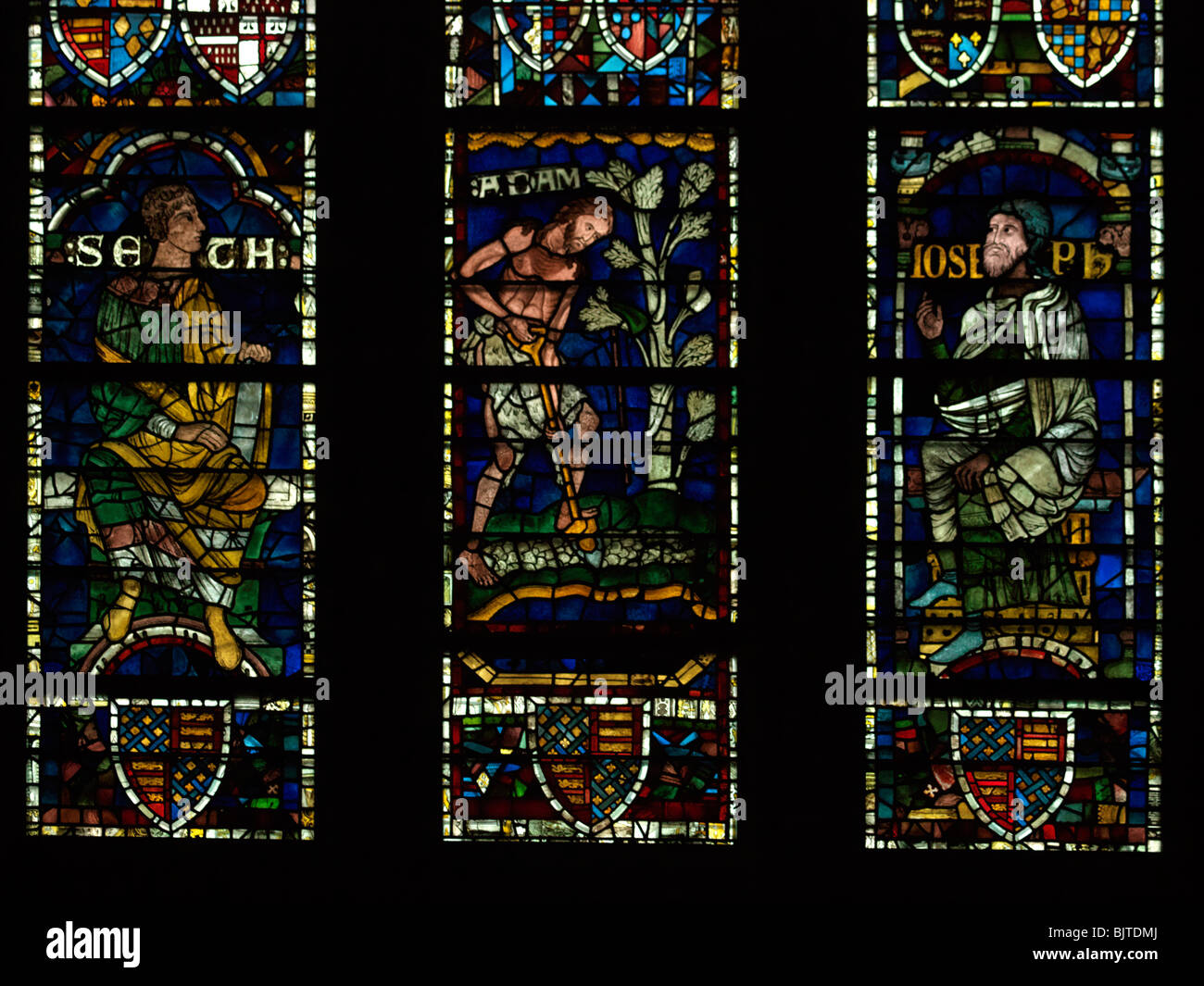 Canterbury Kent England Canterbury Cathedral Stained Glass Window Of