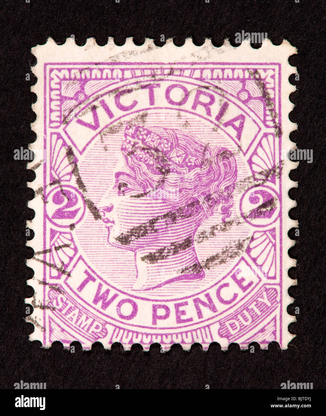 Queen victoria postage stamp australia hires stock photography and