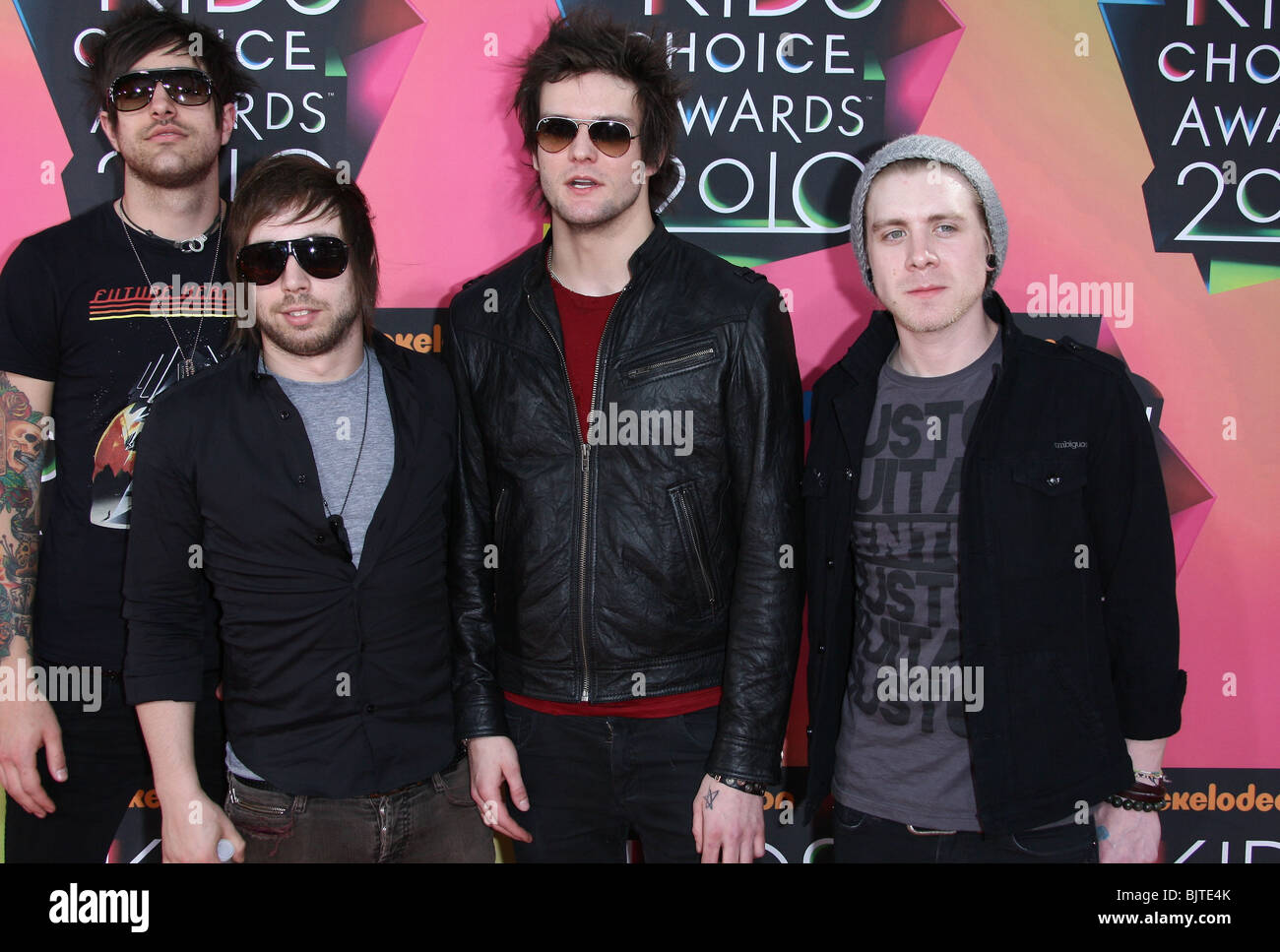 BOYS LIKE GIRLS NICKELODEON KIDS CHOICE AWARDS 2010 LOS ANGELES CA USA