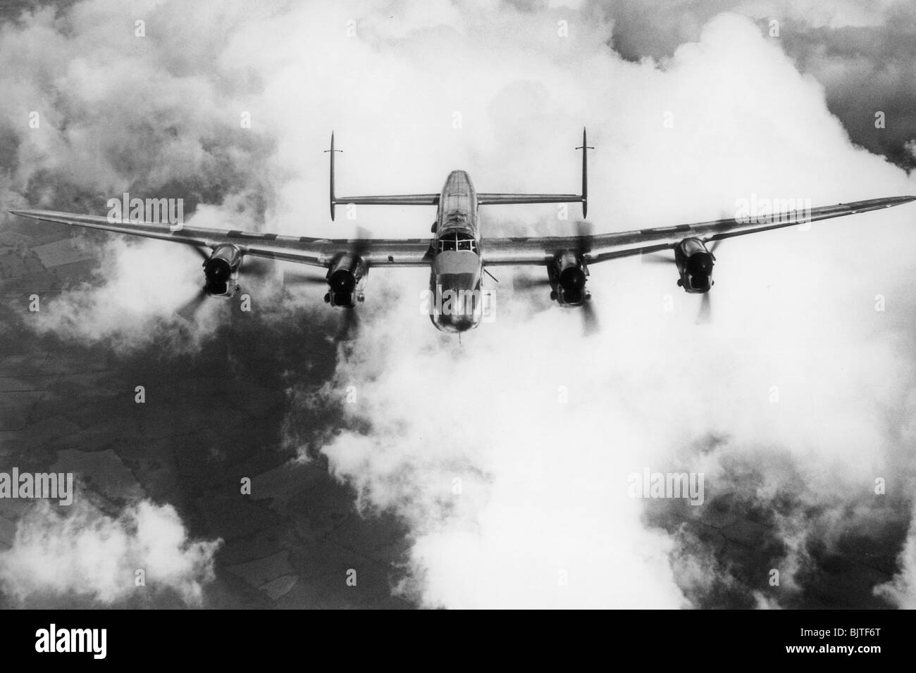 Avro Lancaster. Artist: Unknown Stock Photo