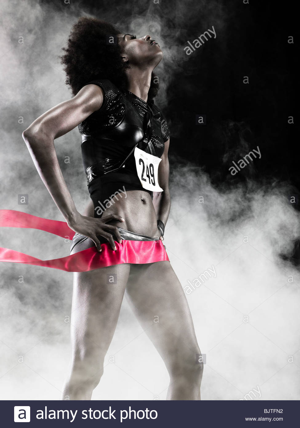 Running Finishing Line Stock Photos & Running Finishing Line Stock