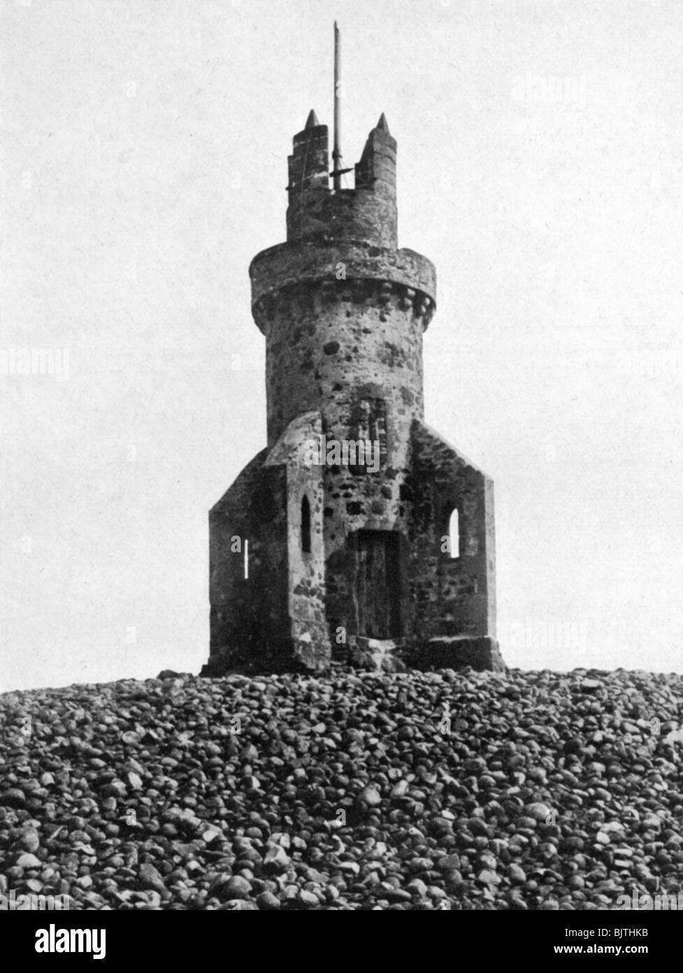Johnston Tower, Laurencekirk, Aberdeenshire, Scotland, 1924-1926.Artist: Valentine & Sons Stock Photo