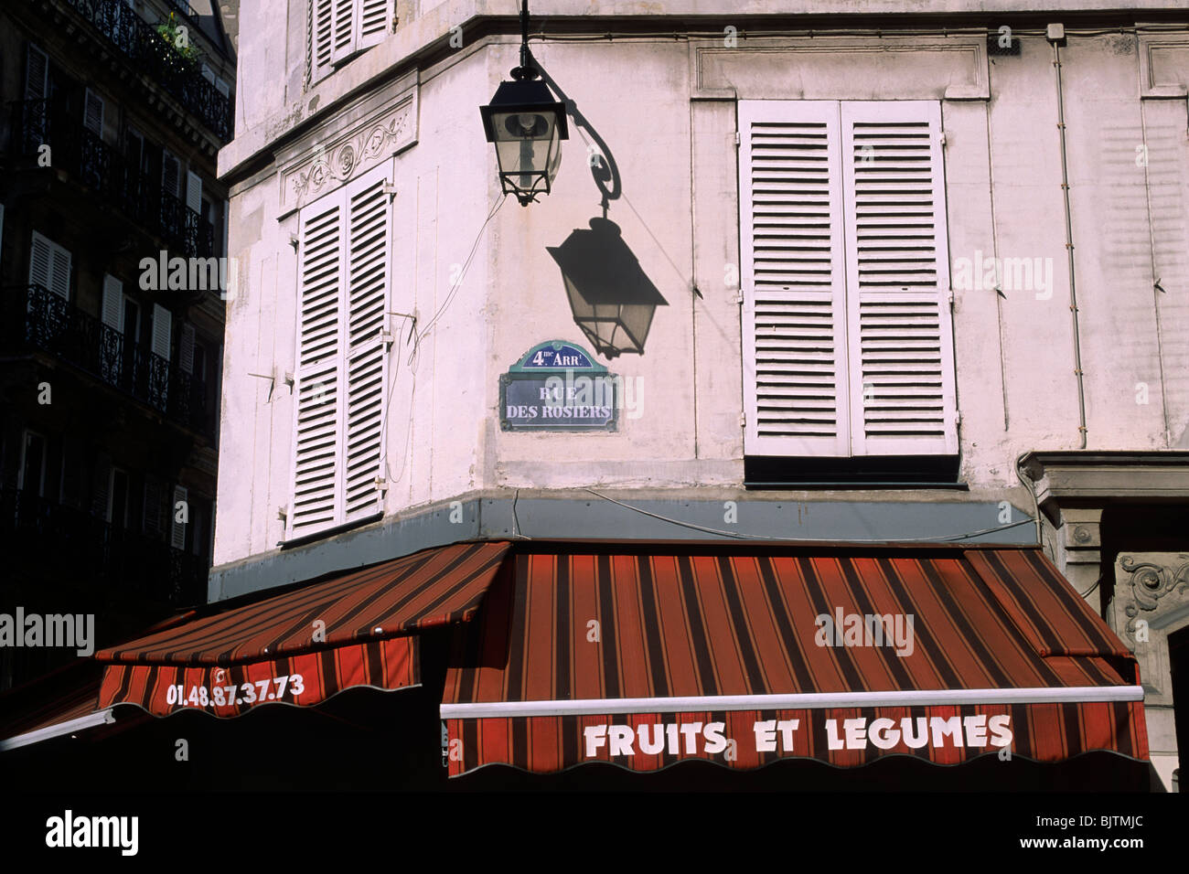 paris, marais, rue de rosiers Stock Photo - Alamy