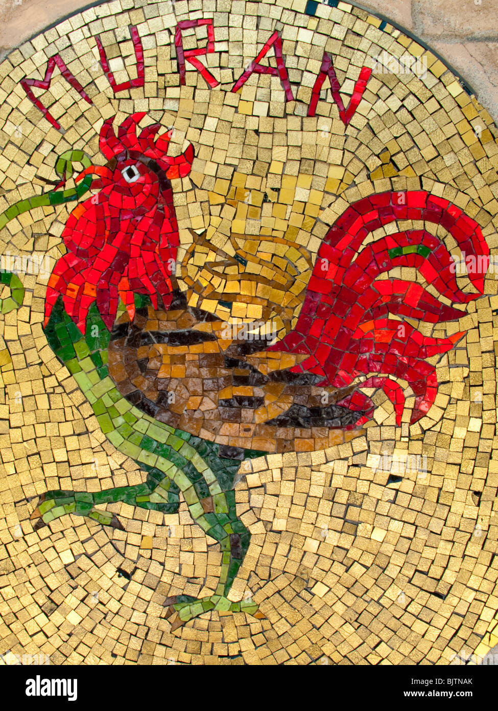 Venice, Italy. Glass mosaic work, Murano Stock Photo - Alamy