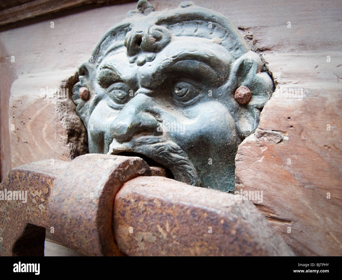 Venice, Italy. Ornate door knocker Stock Photo