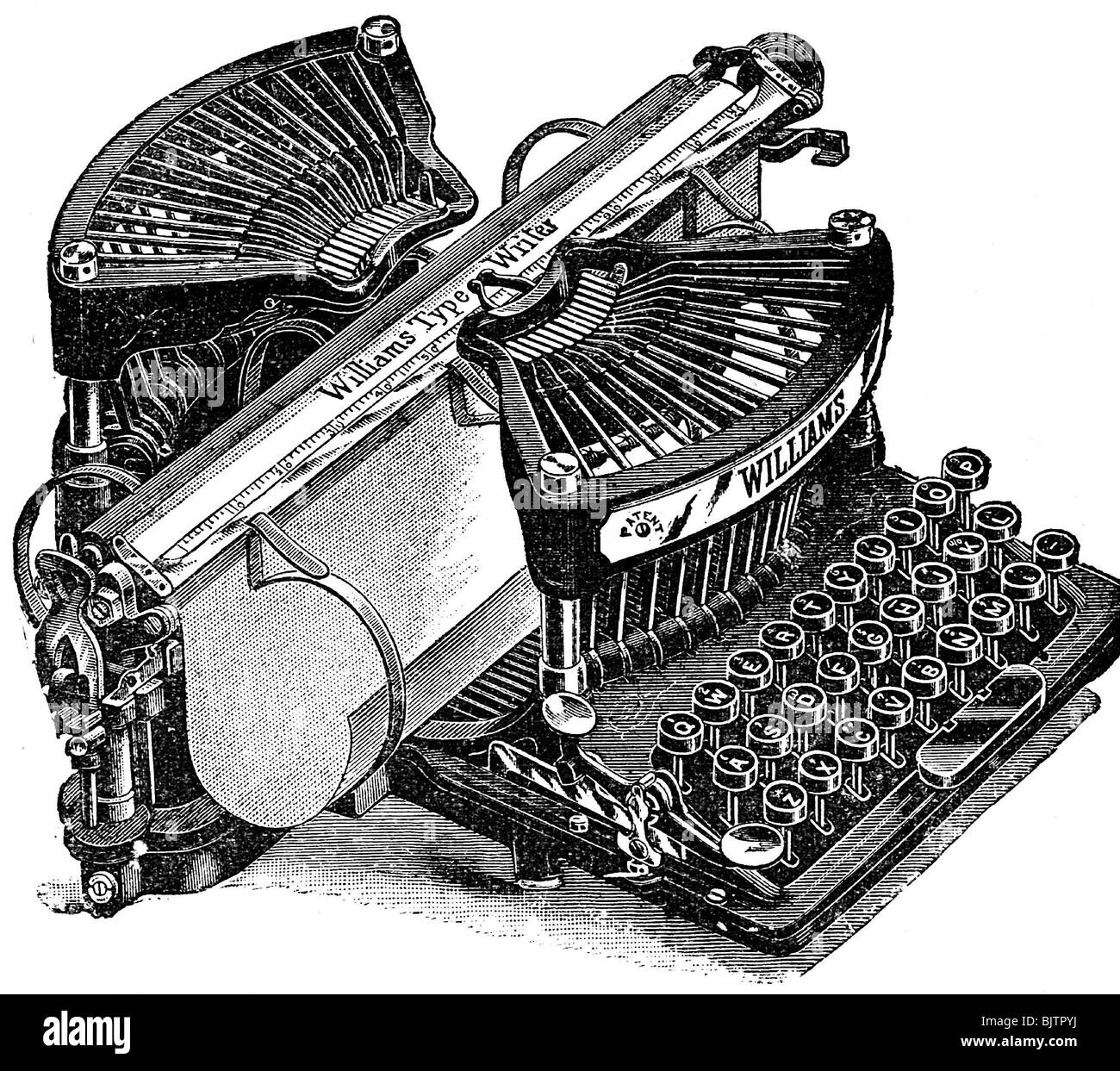 19th century typewriter hi-res stock photography and images - Alamy