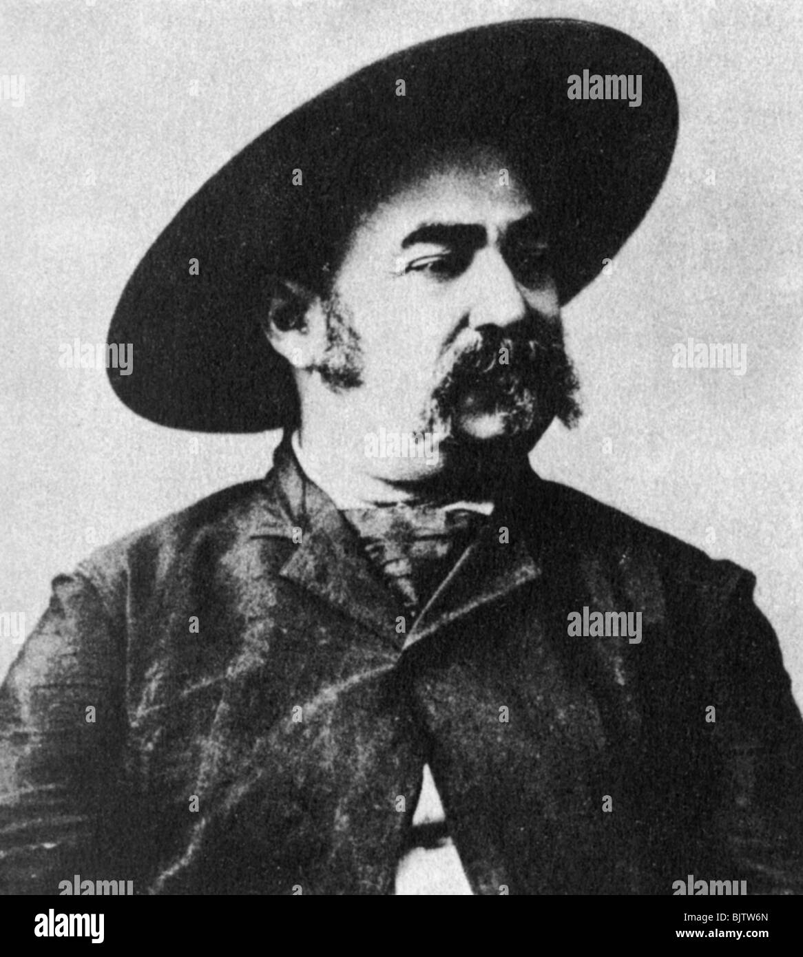 John X Beidler, leader of the Montana Vigilantes, c1860s (1954). Artist: Unknown Stock Photo