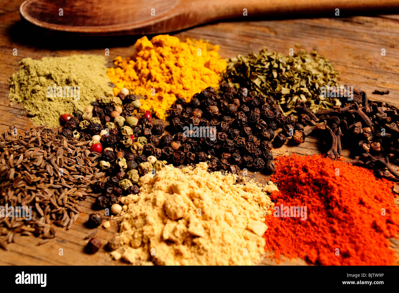 mix of spices Stock Photo Alamy
