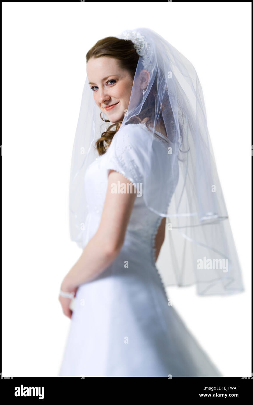 Bride veils hi-res stock photography and images - Alamy