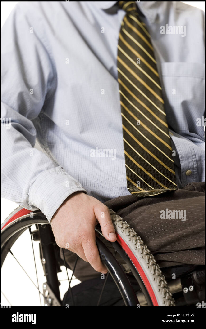 Closeup of hand on wheel of wheelchair Stock Photo Alamy