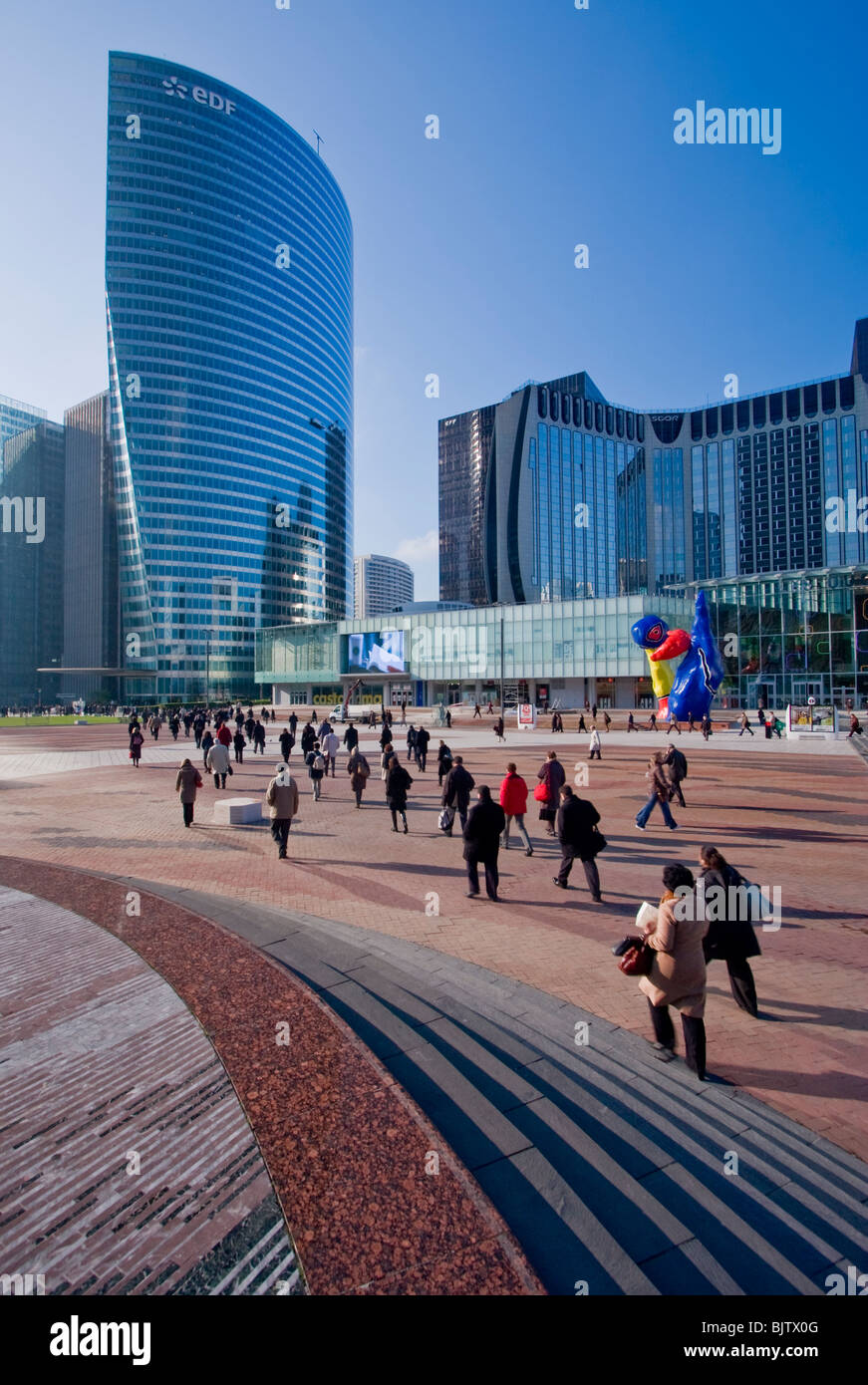 La Defense Business District, Paris, France Stock Photo Alamy