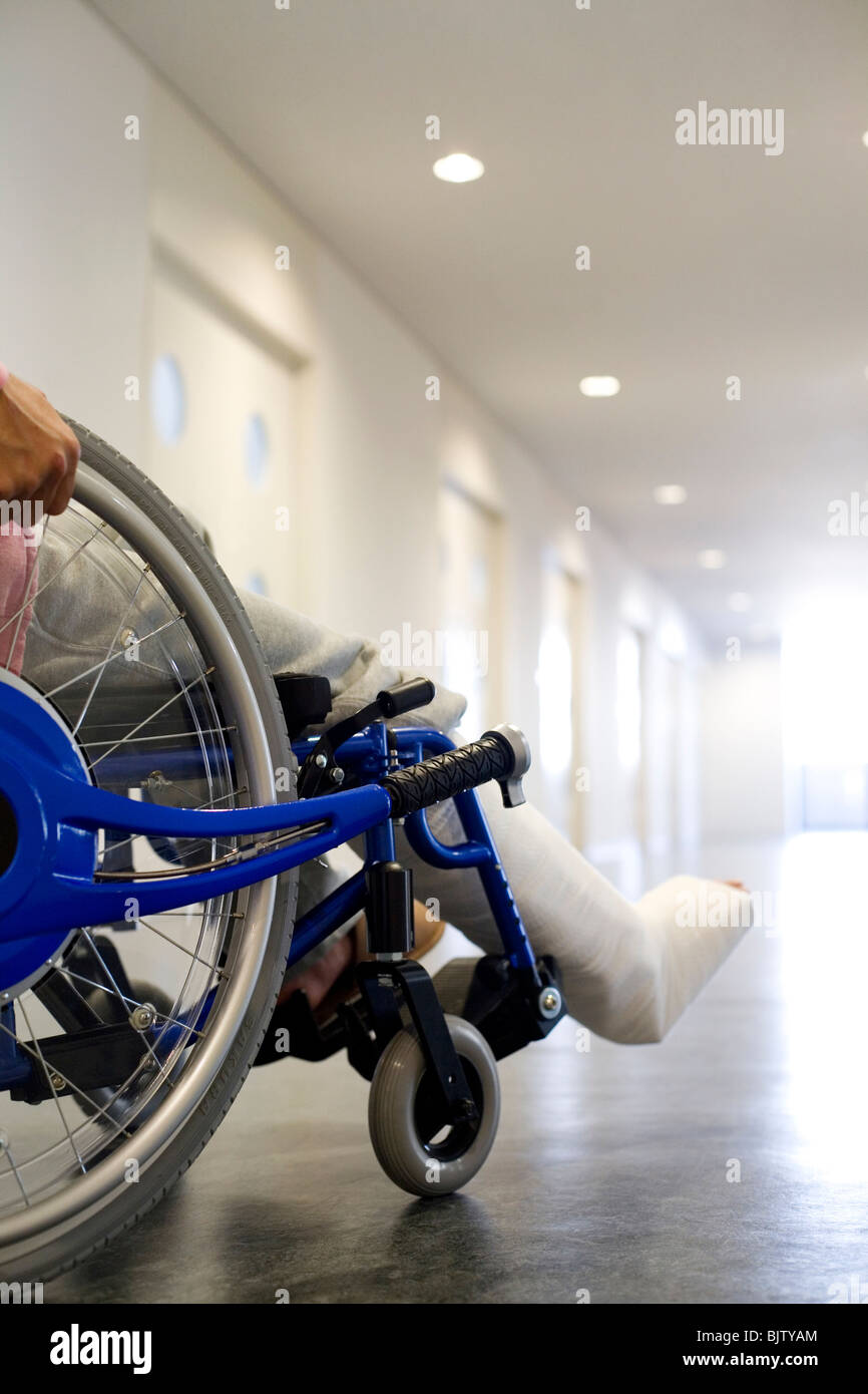 Broken Leg Wheelchair High Resolution Stock Photography and Images Alamy