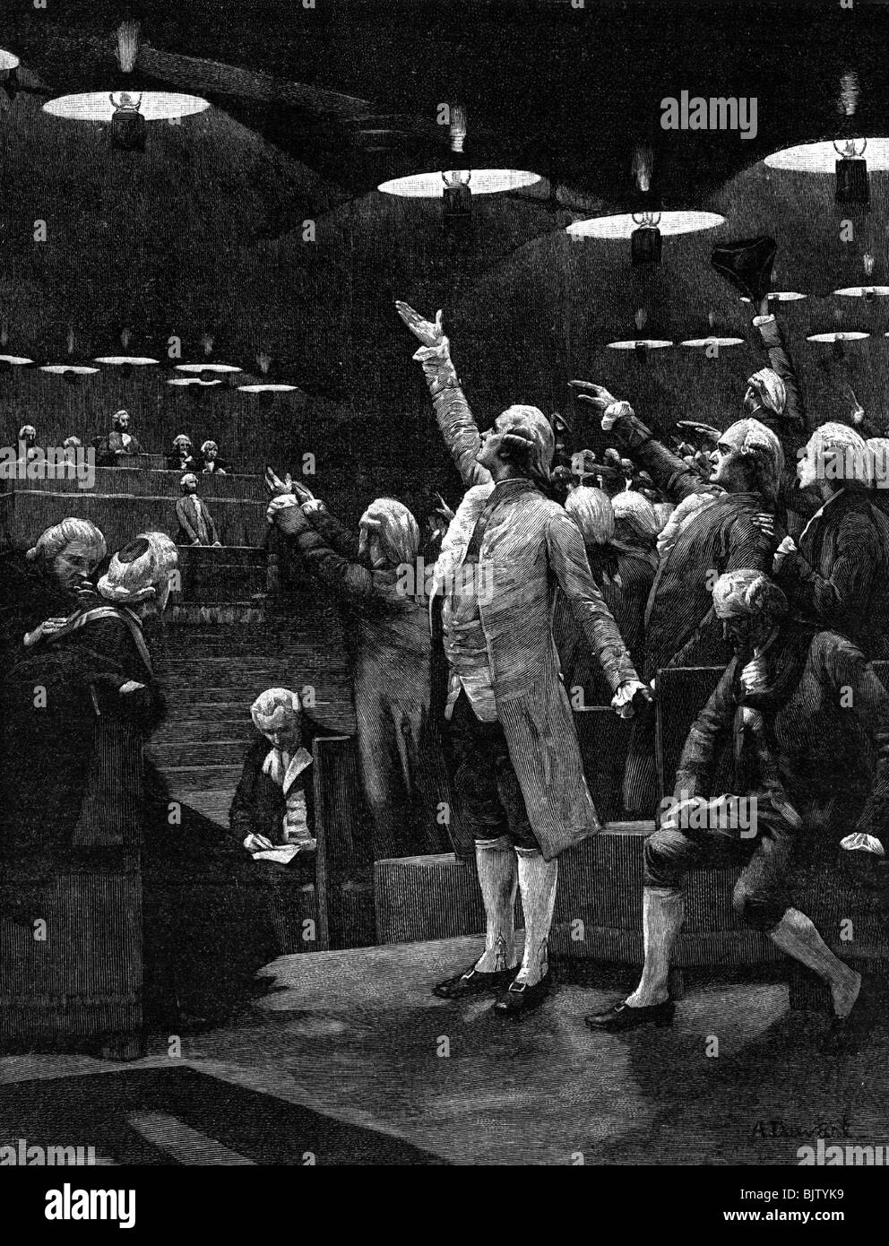 geography / travel, France, French Revolution 1789, "Night of miracles