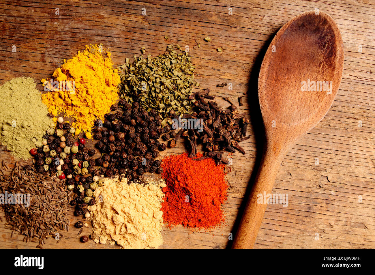 mix of spices Stock Photo Alamy