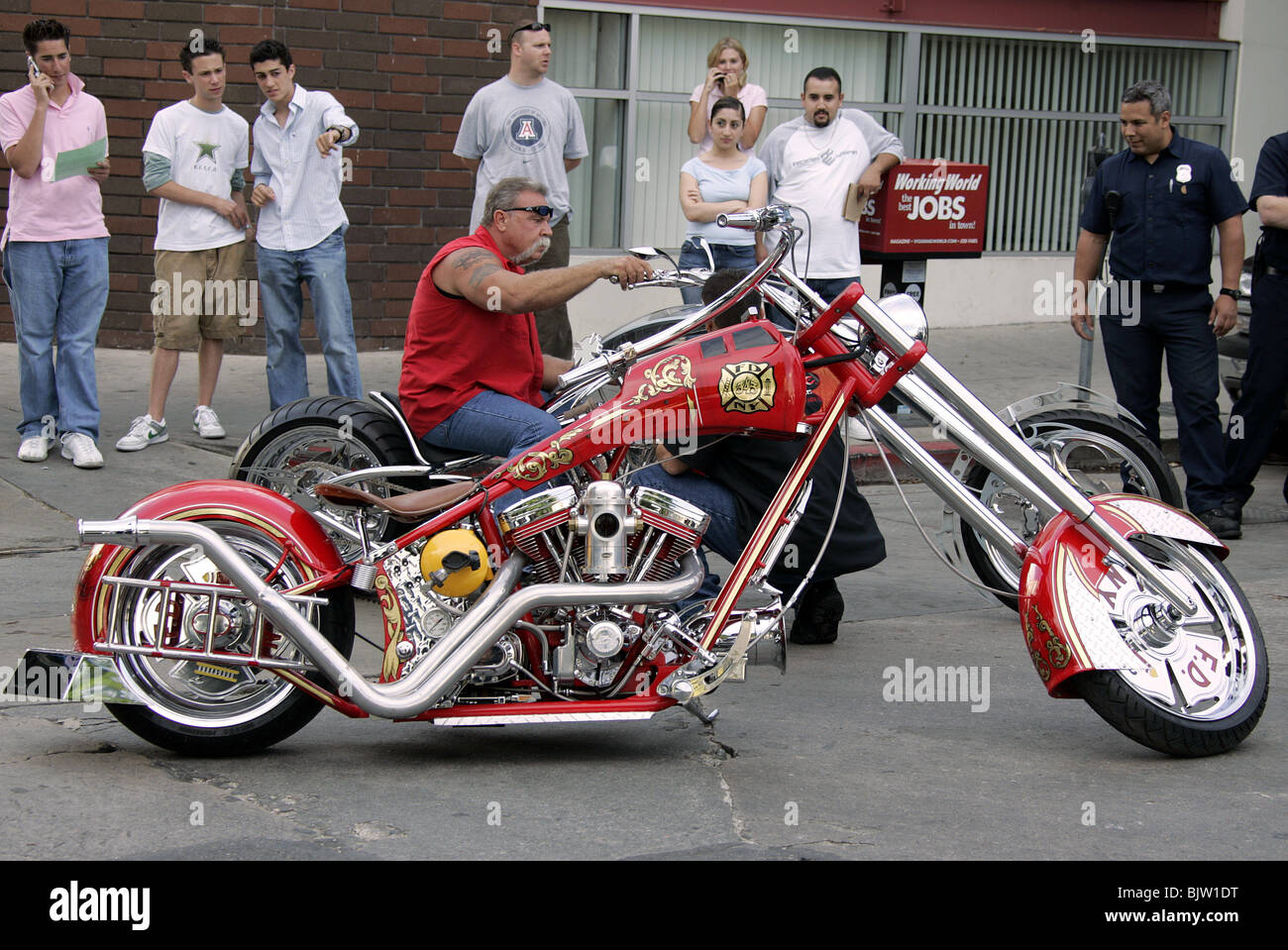 PAUL TEUTUL SNR I ROBOT WORLD FILM PREMIERE WESTWOOD LOS ANGELES USA 07 July Stock Photo