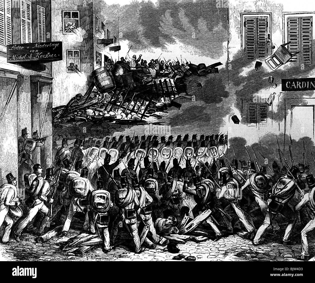 events, revolutions 1848 - 1849, Stock Photo