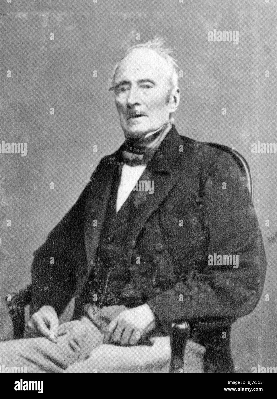 Alphonse de Lambertine, French writer, poet and politician, 1867. Artist: Unknown Stock Photo