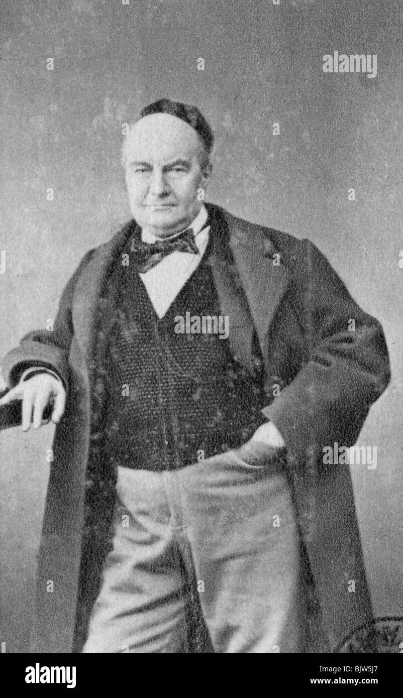 Charles Augustin Sainte-Beuve, French, 1868. Artist: Unknown Stock Photo