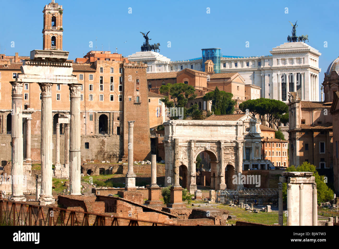 The Forum Rome Stock Photo