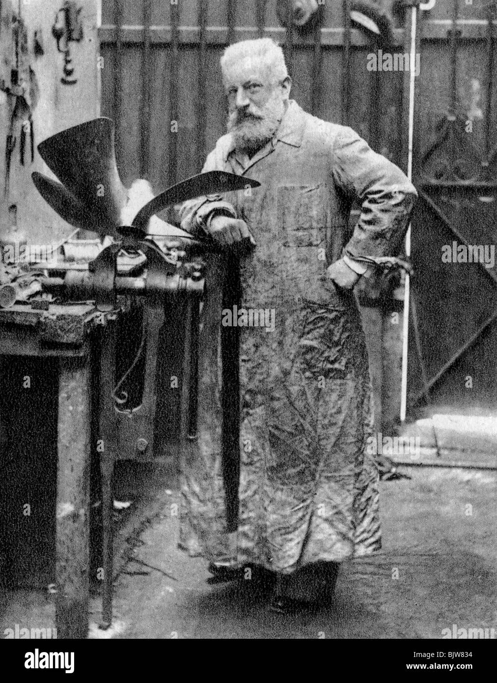 Fernand Forest, French inventor, 1888. Artist: Unknown Stock Photo - Alamy