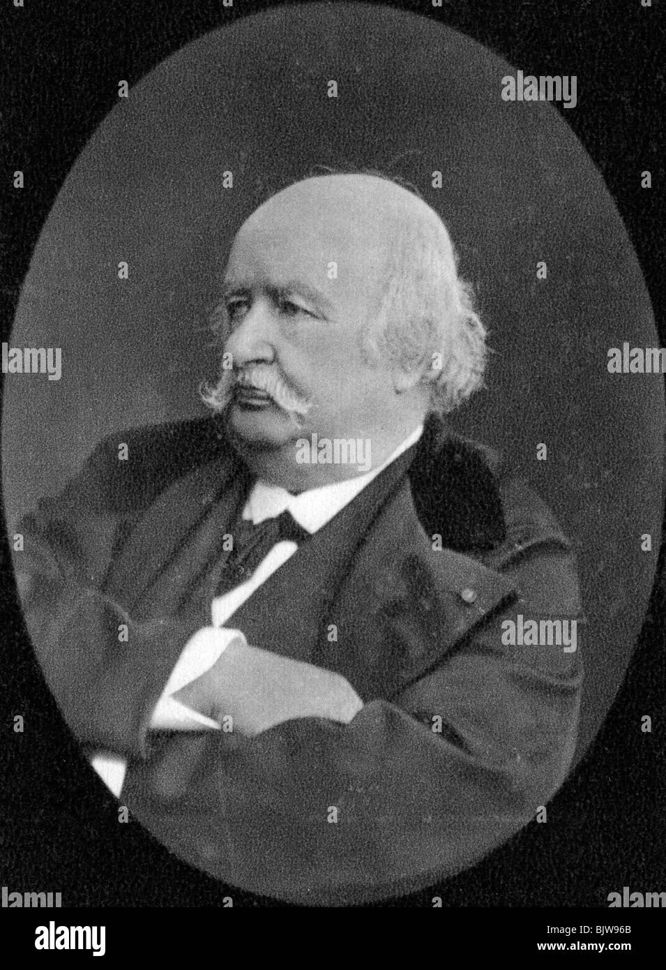 Jules Sandeau, French novelist, 1881. Artist: Unknown Stock Photo