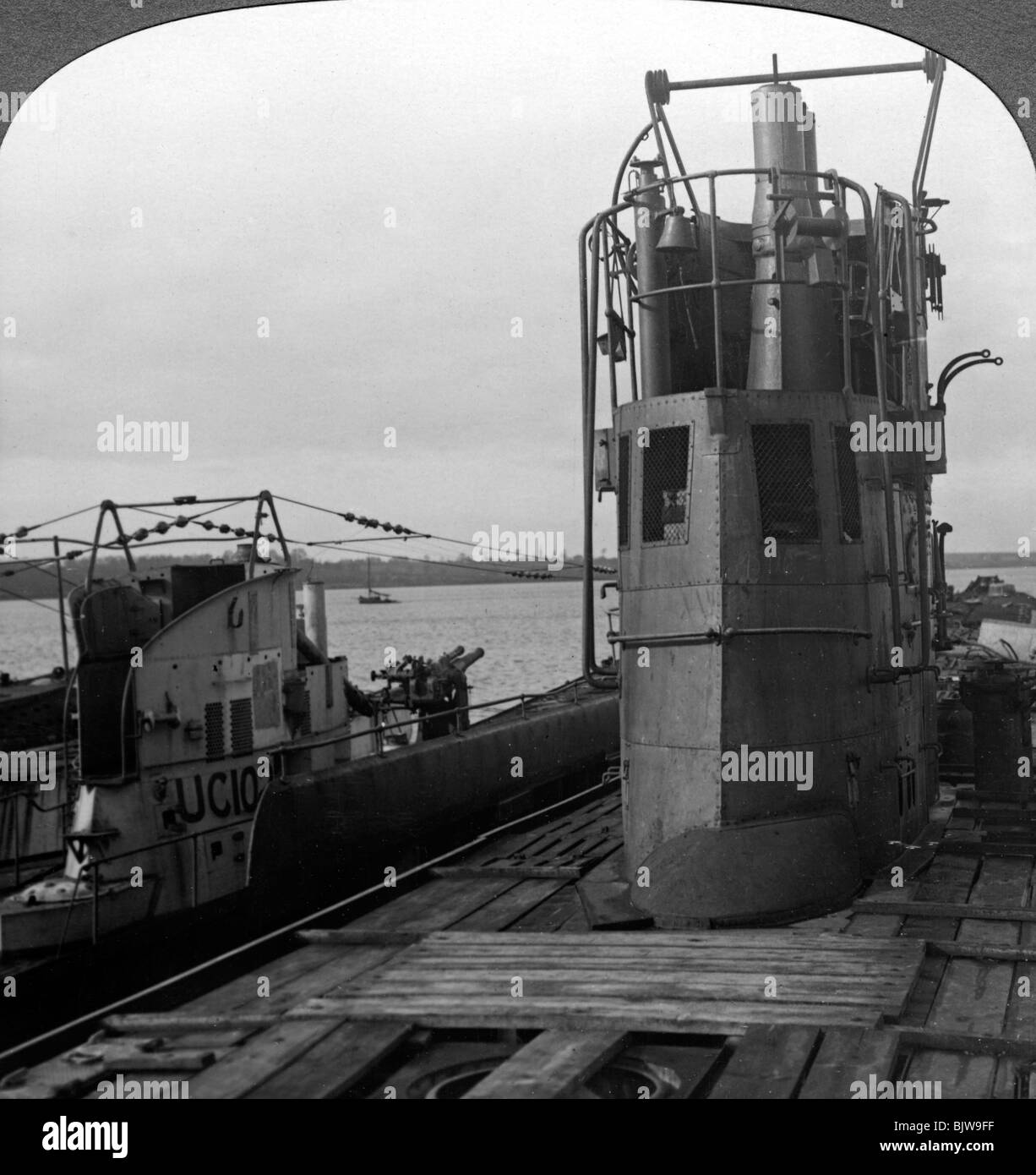 Conning tower of a minelaying German Uboat, World War I, 19141918