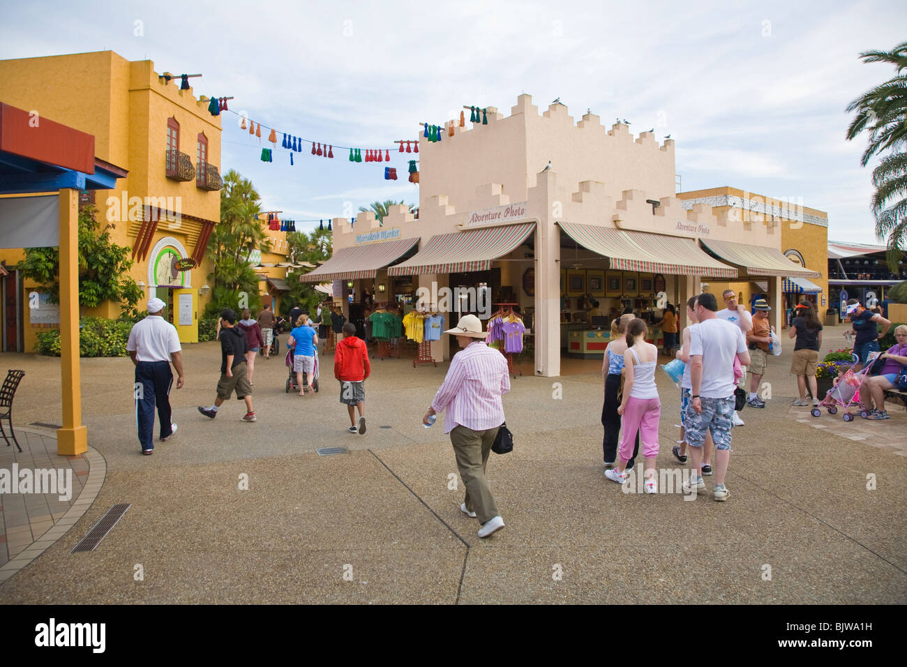 Morocco Area At Busch Gardens In Tampa Florida Stock Photo