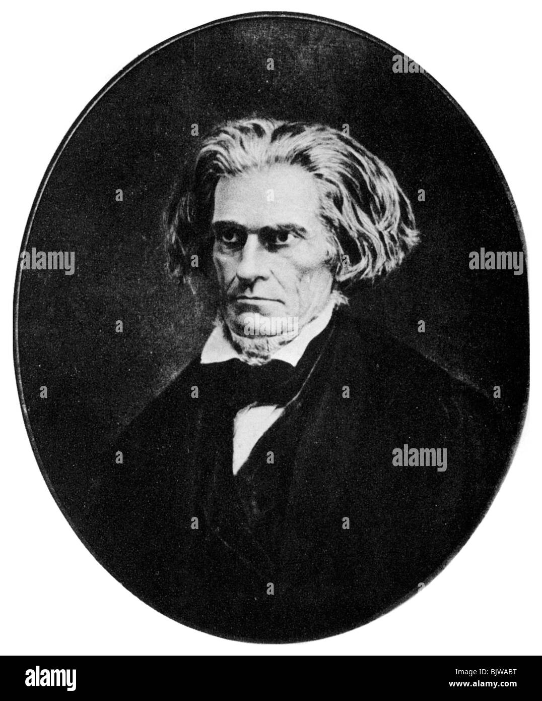 John Caldwell Calhoun, American politician, 1850 (1955). Artist: Unknown Stock Photo