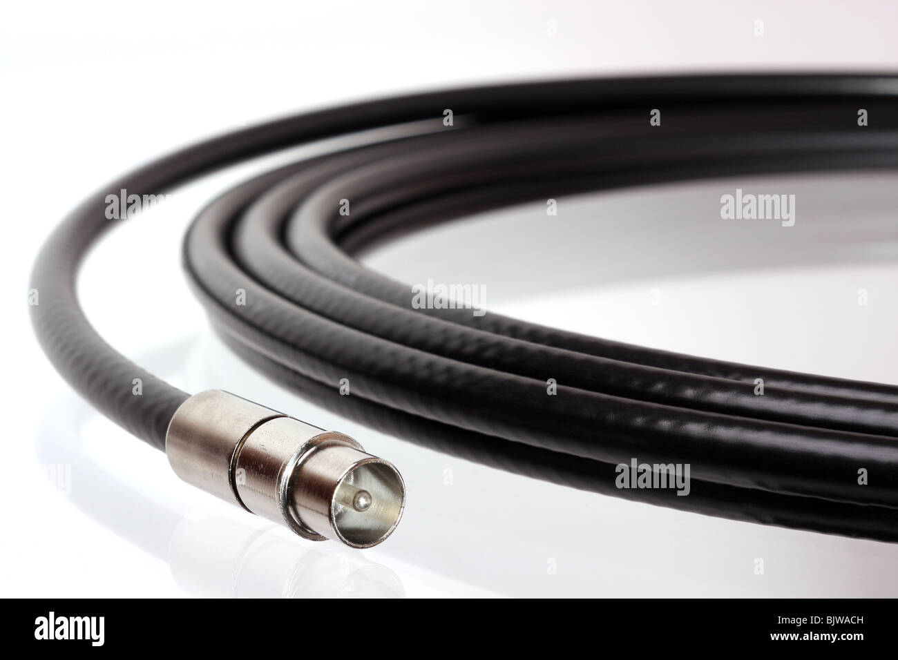 Professional cable tv connector Stock Photo - Alamy
