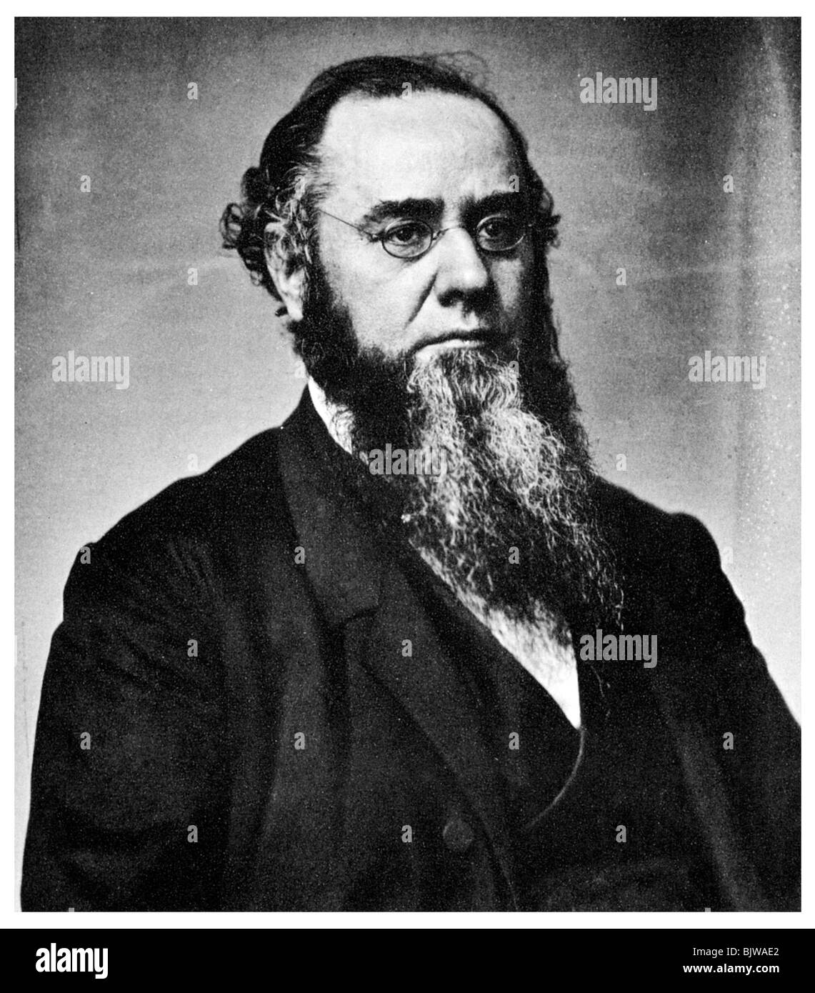 Edwin McMasters Stanton, President Lincoln's Secretary of War, 1860s (1955). Artist: Unknown Stock Photo