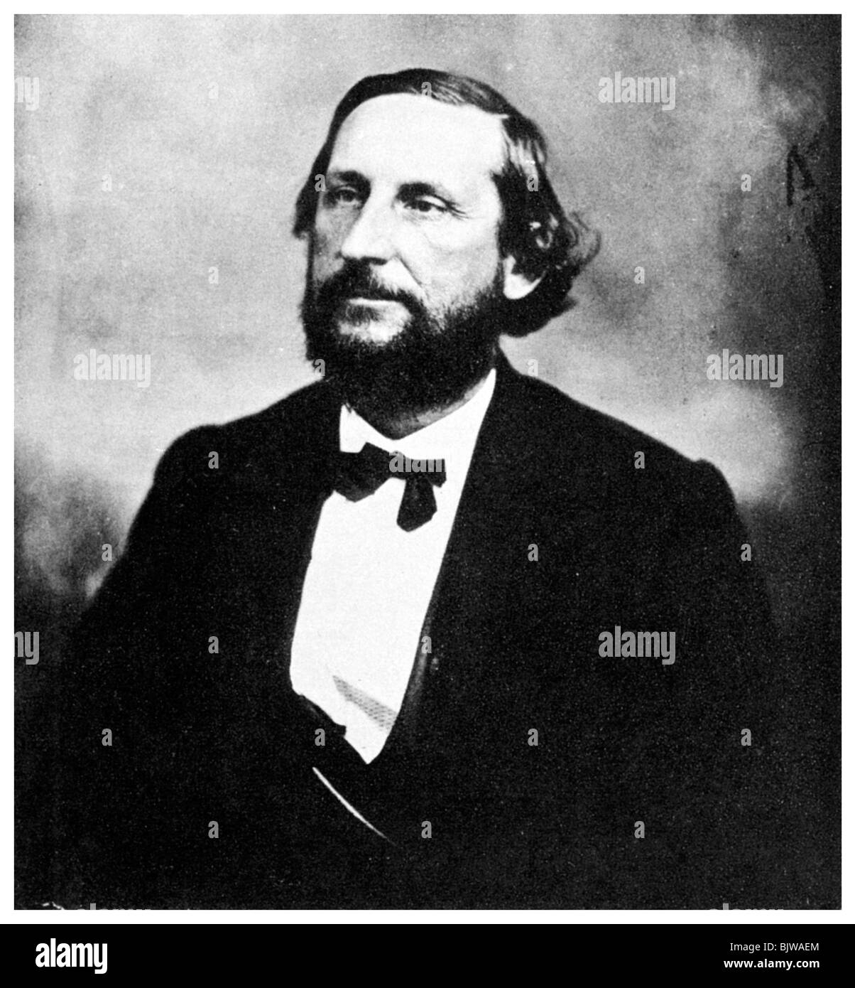 Judah P Benjamin, Secretary of State of the Confederacy, 1861-1865 (1955). Artist: Unknown Stock Photo