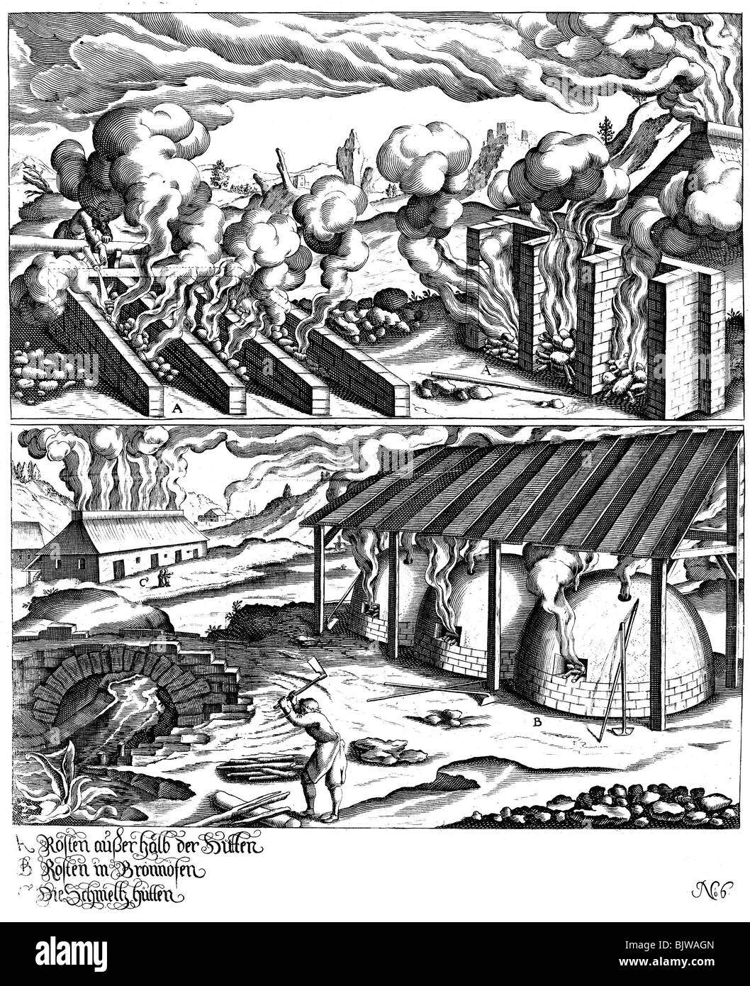 Furnaces and ovens Black and White Stock Photos & Images Alamy