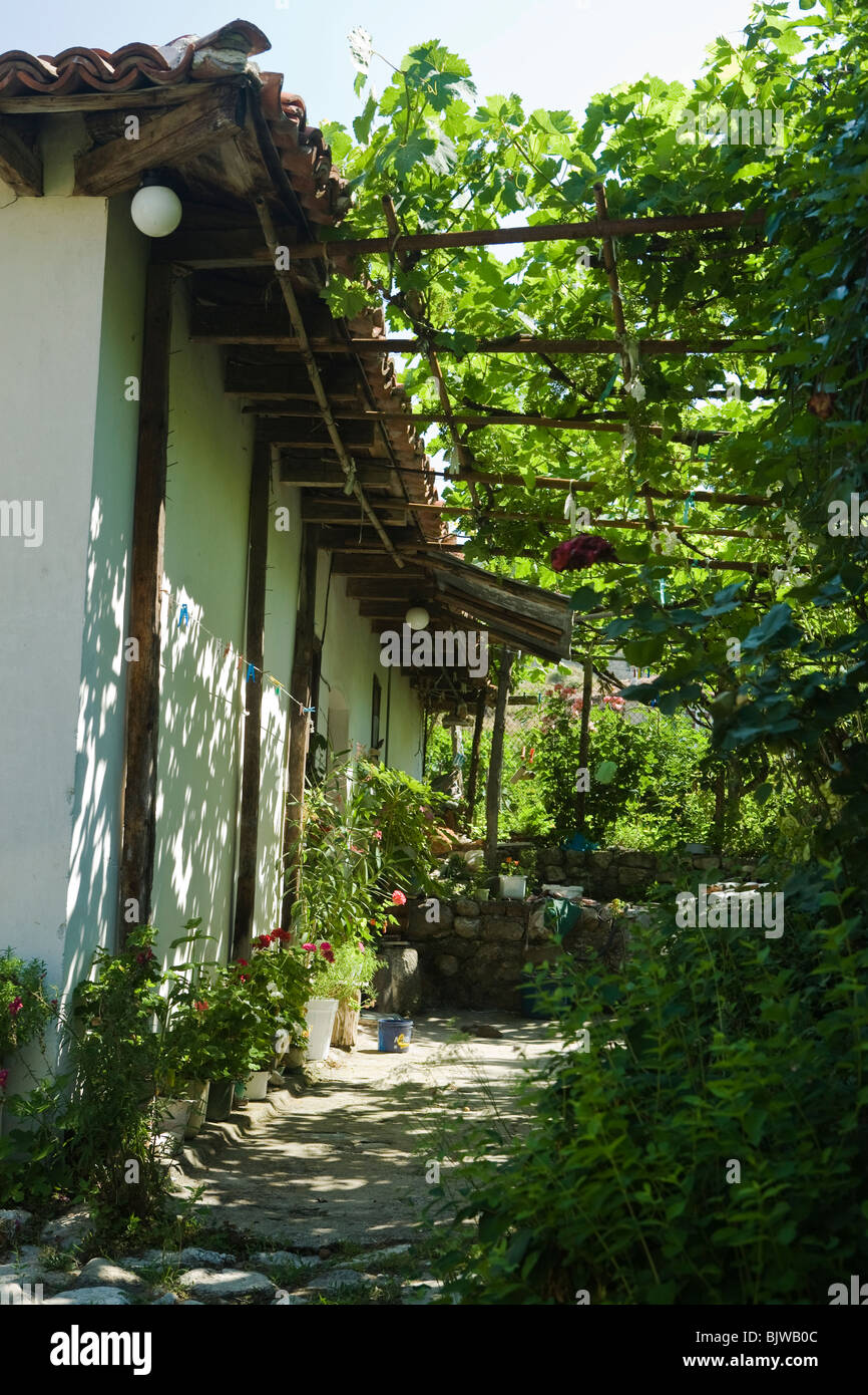 Old Bulgarian house, Melnik, housing, Balkans, Eastern Europe Stock ...