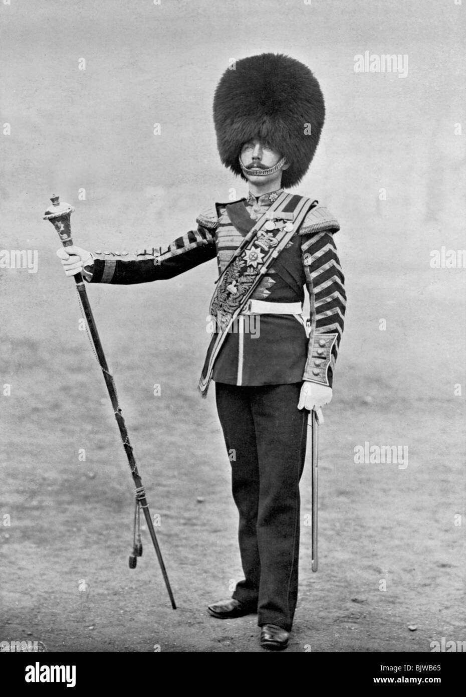 Drum Major Conducting Silhouette