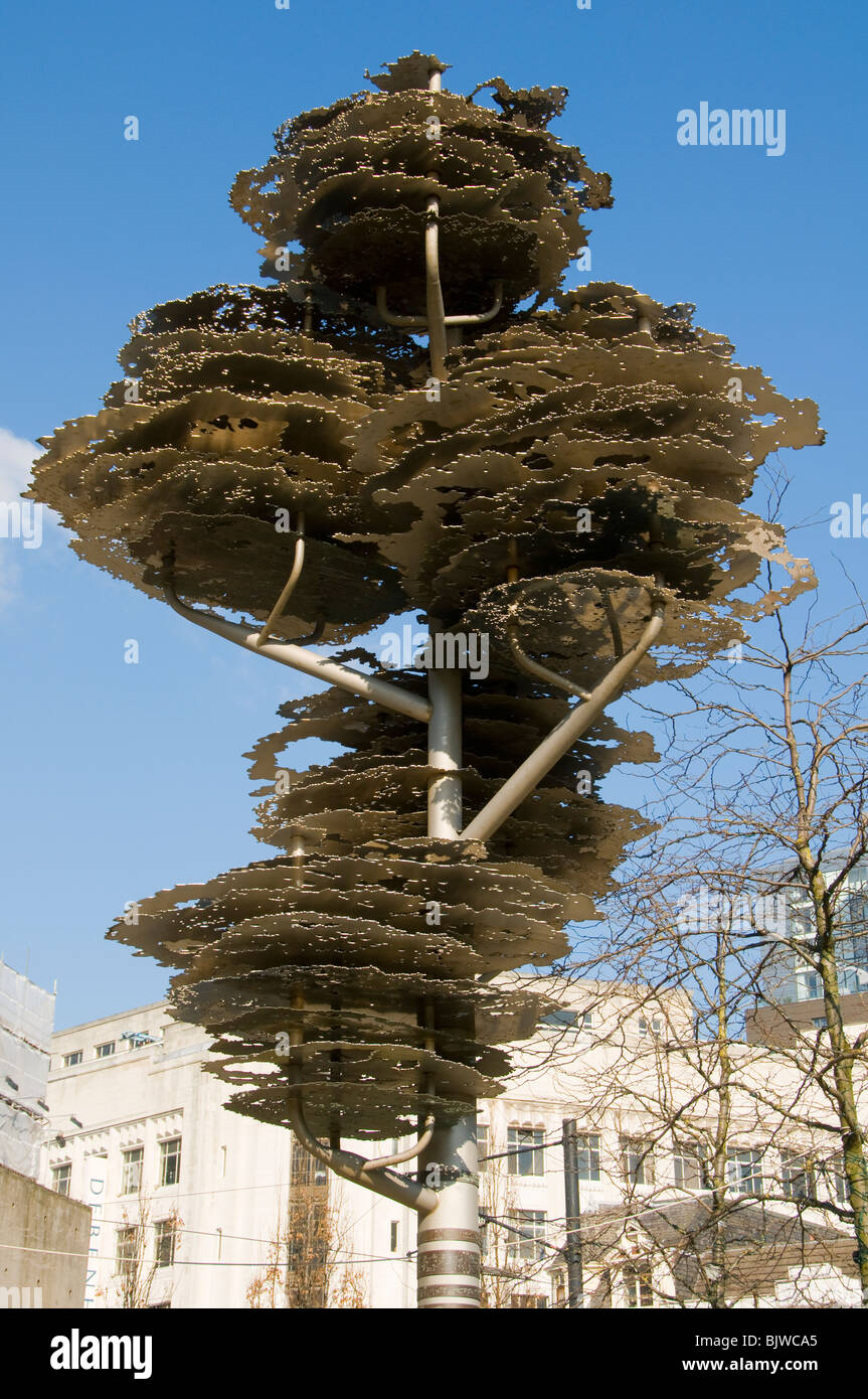 The Tree of Remembrance, Piccadilly Gardens, Manchester, England, UK Stock Photo