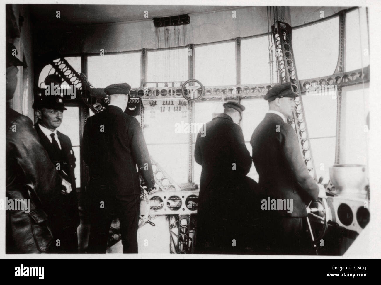 Pilot's compartment, Zeppelin LZ 127 'Graf Zeppelin', 1933. Artist