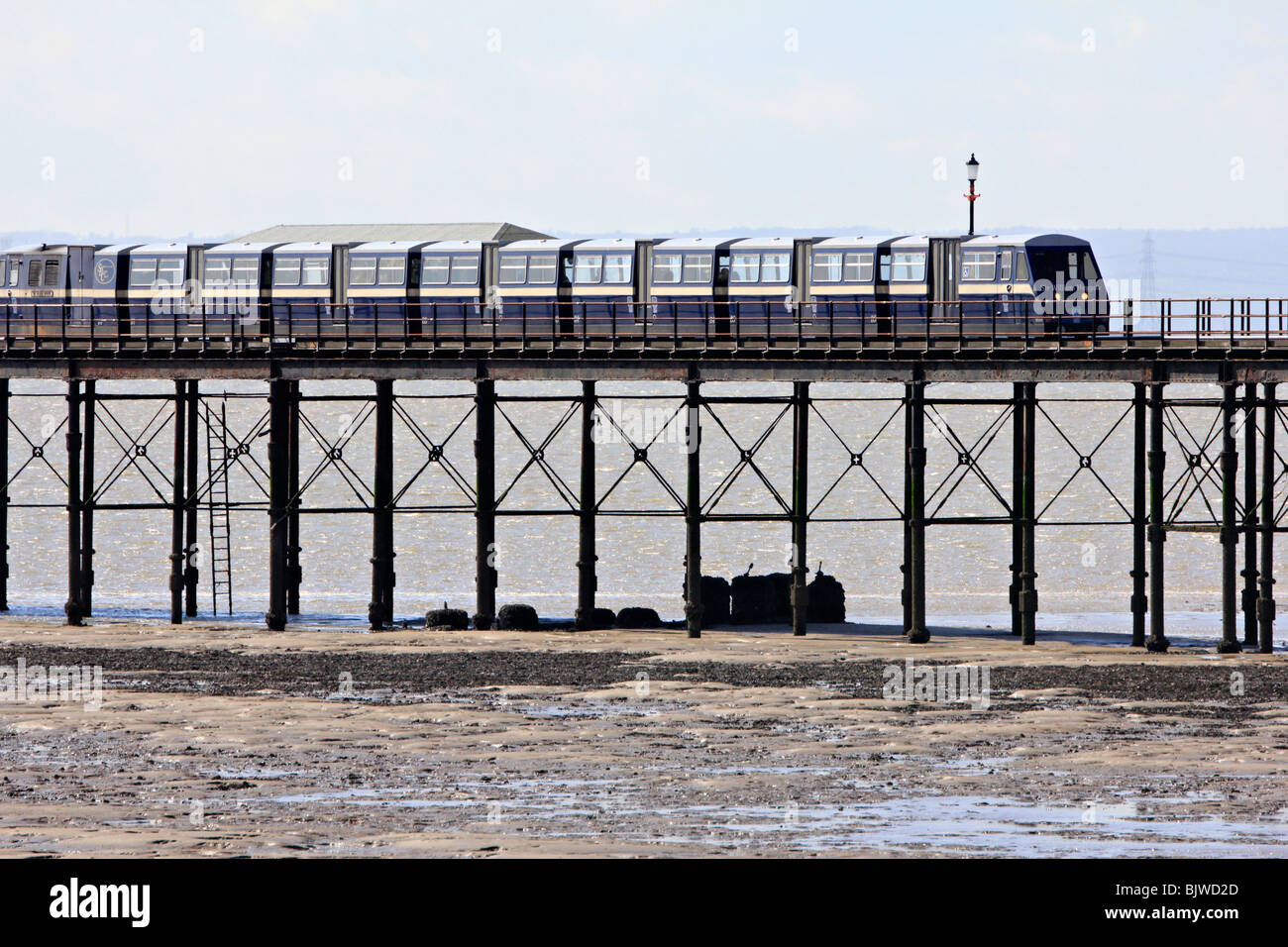 Southend Pier is a major landmark in SouthendonSea essex england uk