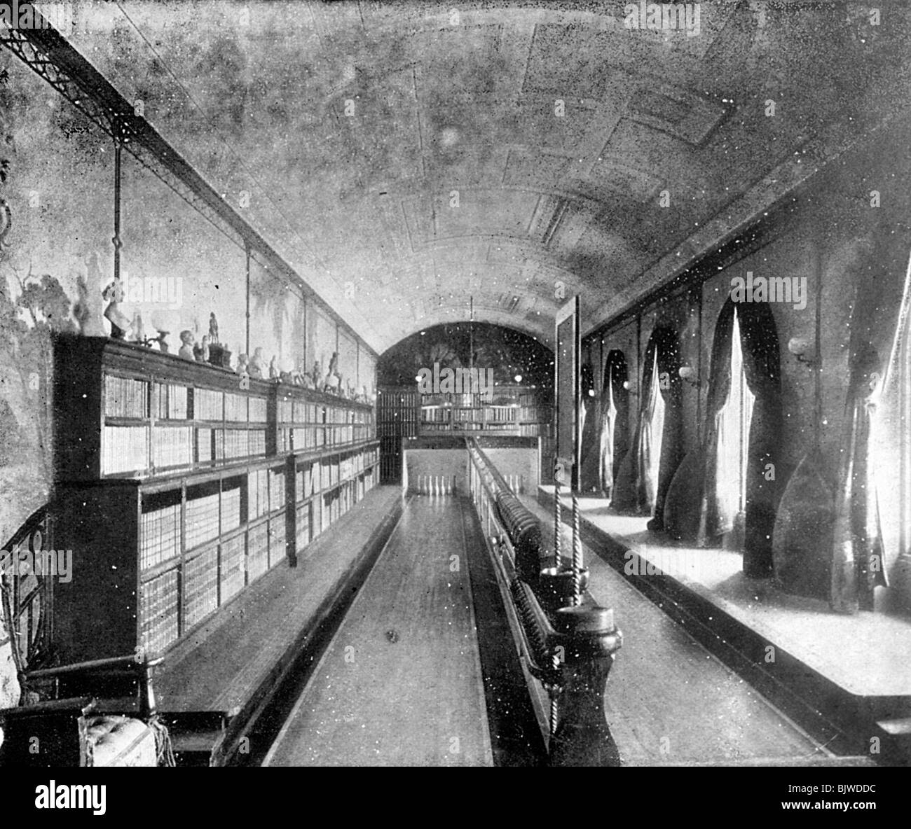 The bowling alley, Sandringham House, Norfolk, 1910. Artist: Unknown Stock Photo