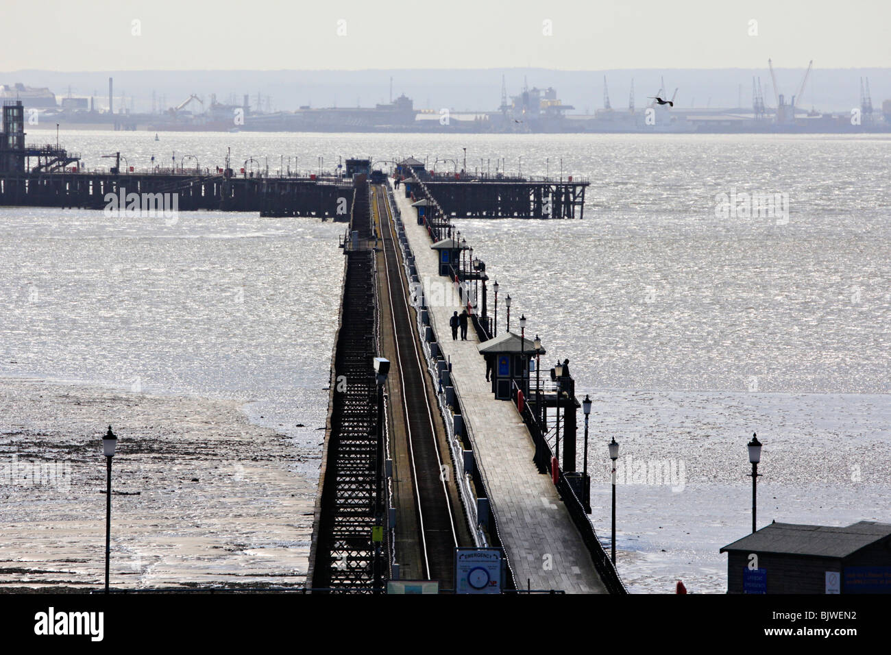 Southend Pier is a major landmark in SouthendonSea essex england uk