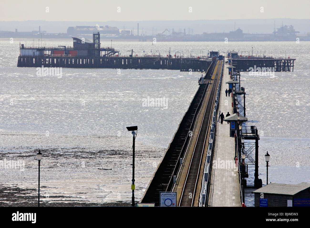 Southend Pier is a major landmark in SouthendonSea essex england uk