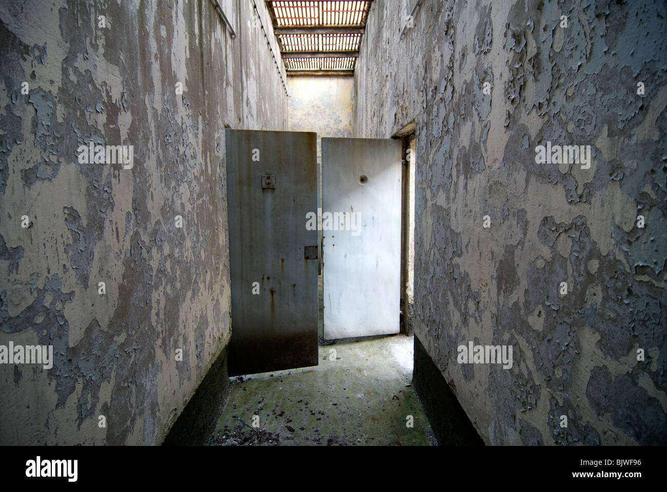 Stassi Memorial Memorial place Stasi prison in Rostock Stock Photo - Alamy