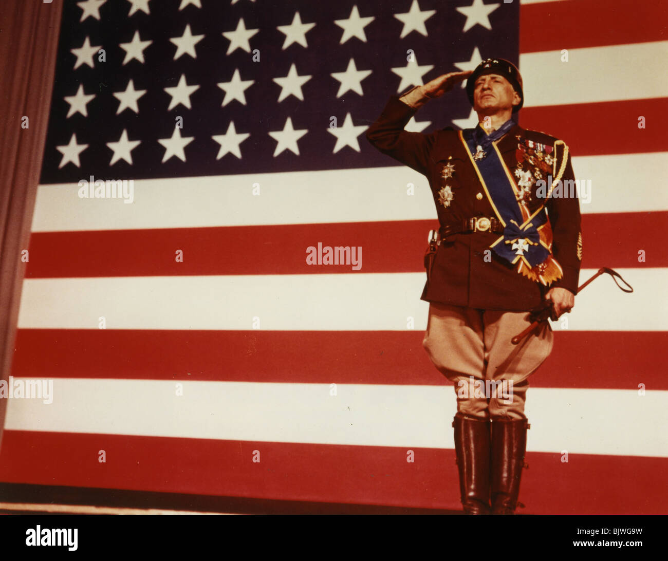 PATTON - LUST FOR GLORY  1969 TCF film with George C Scott Stock Photo