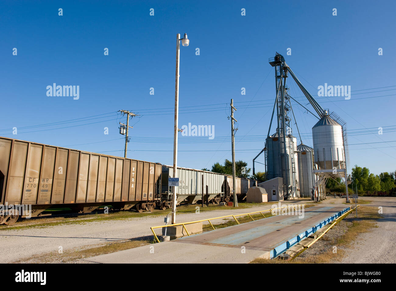 Co op Elevator where rural farmers store and ship grain crops