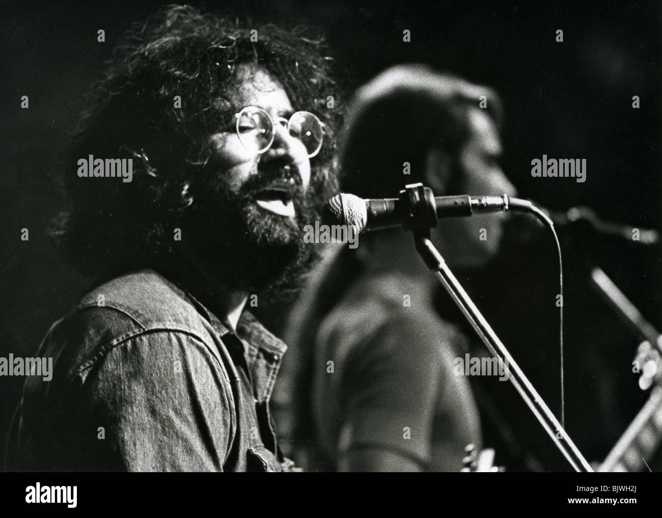 GRATEFUL DEAD - Jerry Garcia during the final concerts at Fillmore West  in the 1972 Medion Productions/TCF film FILLMORE Stock Photo